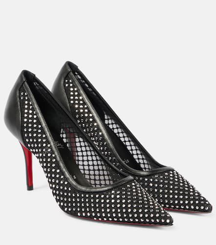 Apostropha 80 embellished mesh pumps - Christian Louboutin - Modalova