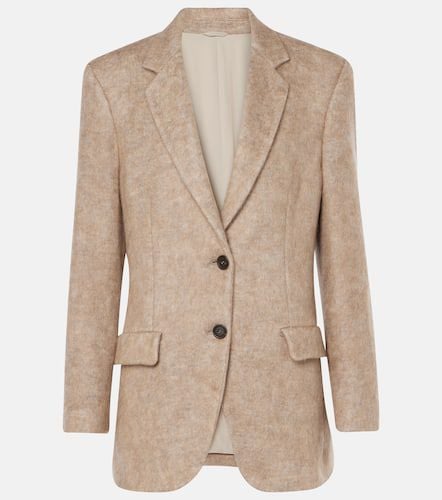 Blazer in misto lana - Brunello Cucinelli - Modalova