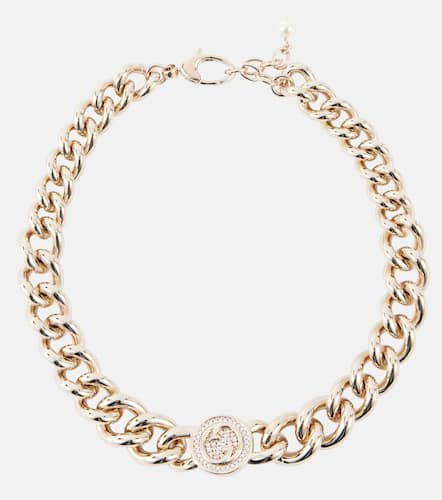 Collar de cadena Blondie adornado - Gucci - Modalova