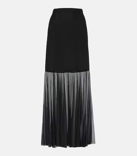 Falda larga con ribete de tul - Dolce&Gabbana - Modalova