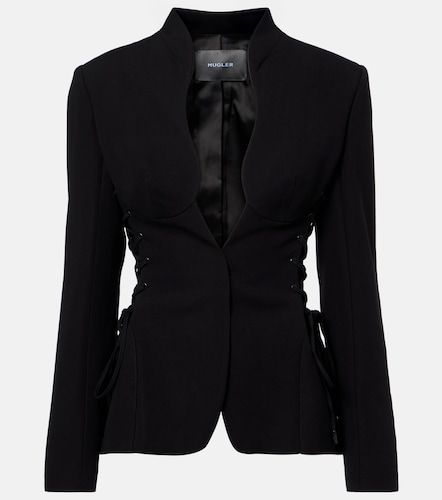 Mugler Single-breasted blazer - Mugler - Modalova
