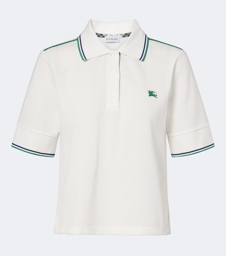 Polo EKD de piqué de algodón - Burberry - Modalova