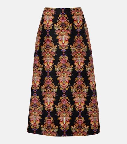 Cornucopia wool-blend midi skirt - La DoubleJ - Modalova