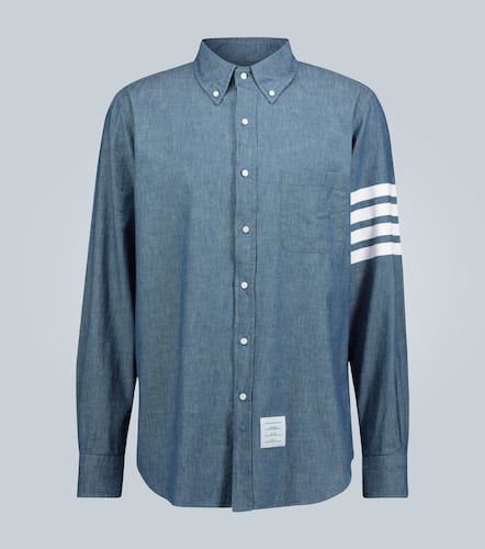 Thom Browne 4-Bar chambray shirt - Thom Browne - Modalova