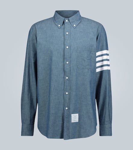 Thom Browne Hemd 4-Bar aus Chambray - Thom Browne - Modalova