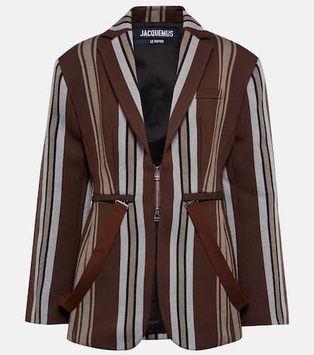 Blazer Filu in misto cotone a righe - Jacquemus - Modalova