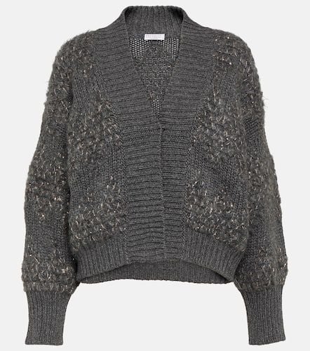 Cardigan aus Wolle, Kaschmir und Seide - Brunello Cucinelli - Modalova