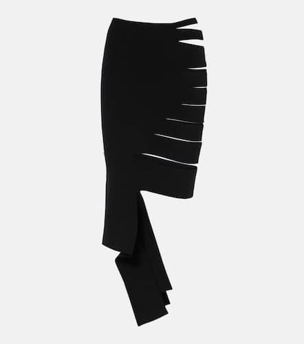 Mugler Asymmetric cutout midi skirt - Mugler - Modalova