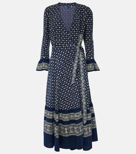 Vestido envolvente de algodón floral - Polo Ralph Lauren - Modalova