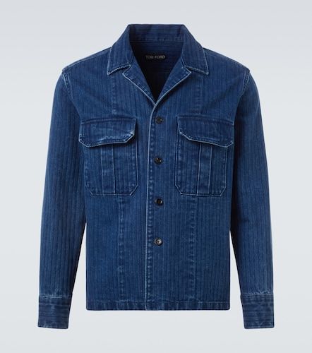 Tom Ford Striped denim overshirt - Tom Ford - Modalova