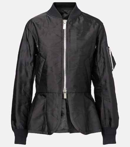 Sacai Chaqueta de satén acolchada - Sacai - Modalova