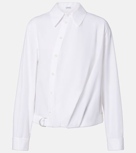 Camisa de popelín de algodón a rayas - Loewe - Modalova
