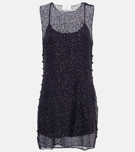 Embellished sheer silk minidress - Coperni - Modalova