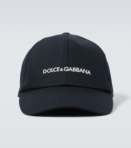Gorra de algodón con logo - Dolce&Gabbana - Modalova