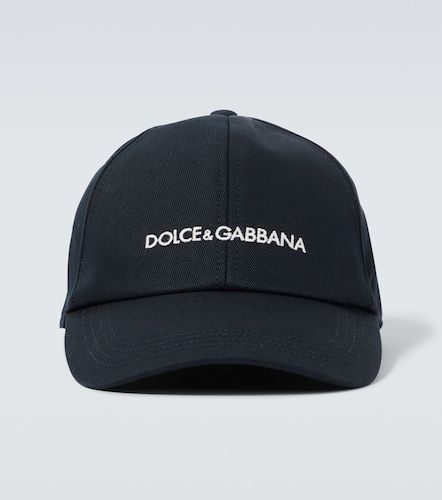 Gorra de béisbol de algodón con logo - Dolce&Gabbana - Modalova