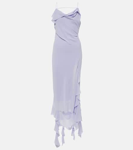 Ruffled asymmetric midi dress - Acne Studios - Modalova