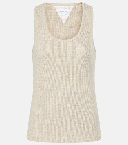 Ribbed-knit cotton jersey tank top - Bottega Veneta - Modalova