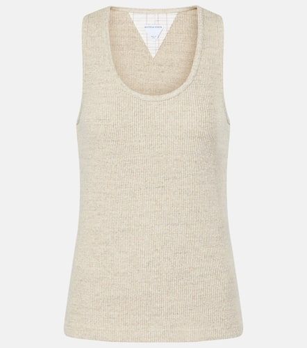 Tank top acanalado de algodón - Bottega Veneta - Modalova