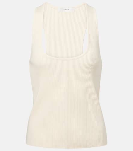 Top acanalado en mezcla de algodón - Vince - Modalova