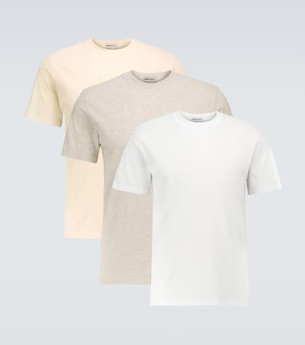 Cotton crewneck T-shirt three-pack - Maison Margiela - Modalova