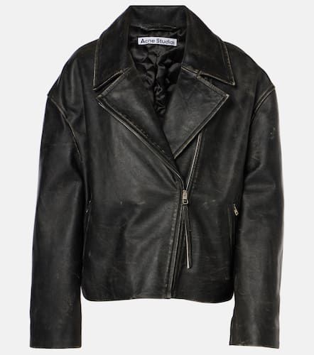 Acne Studios Chaqueta biker de piel - Acne Studios - Modalova