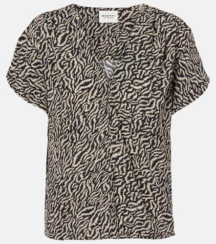 Marant Etoile Delocia printed top - Marant Etoile - Modalova