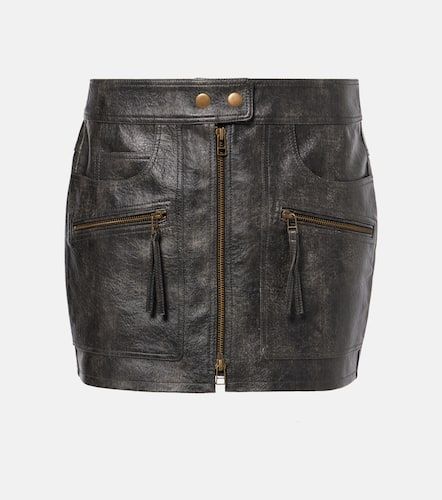 Claudine faux leather miniskirt - Marant Etoile - Modalova