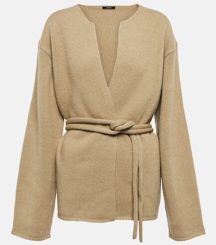 Cardigan in cashmere con cintura - Joseph - Modalova