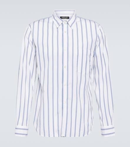 comme des garçons striped shirt