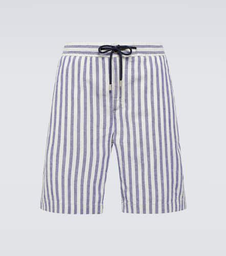 Levant cotton and linen-blend Bermuda shorts - Vilebrequin - Modalova