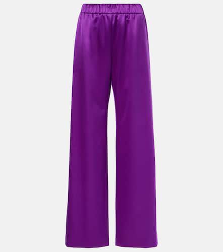 Valentino Silk satin wide-leg pants - Valentino - Modalova