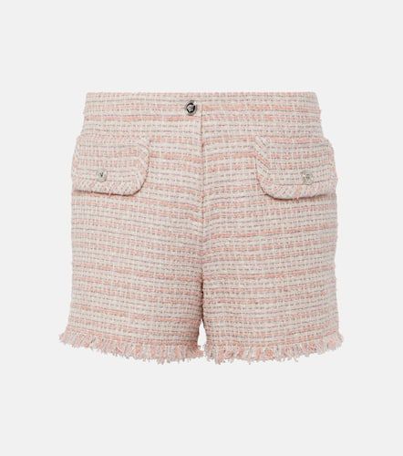 Versace Fringed tweed shorts - Versace - Modalova