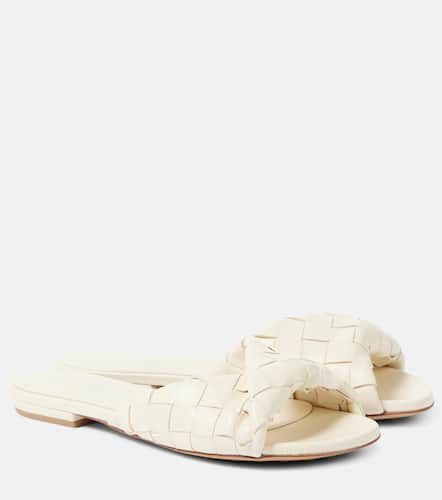 Blink Intrecciato leather slides - Bottega Veneta - Modalova