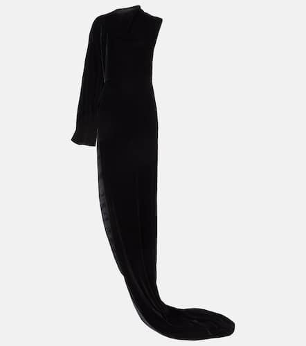 AlaÃ¯a Asymmetric one-shoulder velvet gown - Alaia - Modalova