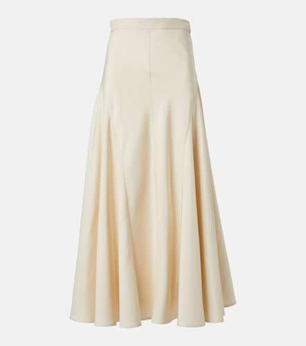 Giustina high-rise silk midi skirt - Loro Piana - Modalova