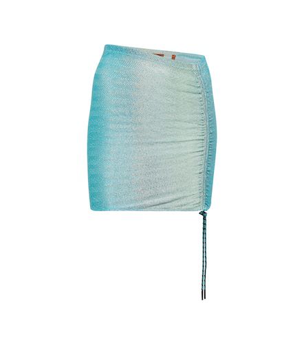 Minifalda de punto en zigzag con cordón - Missoni Mare - Modalova