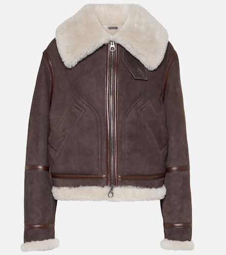 Jacke aus Veloursleder mit Shearling - Loro Piana - Modalova