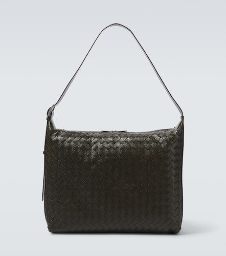 Bolso cruzado Traveler de piel Intreccio - Bottega Veneta - Modalova