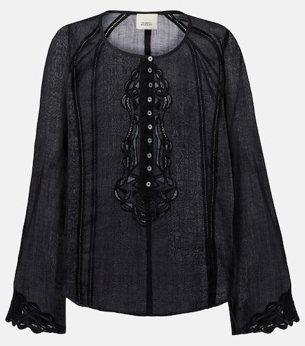 Blusa Luciele de ramio bordada - Isabel Marant - Modalova