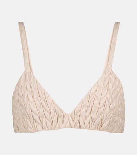 Miu Miu Bralette de nylon acolchado - Miu Miu - Modalova