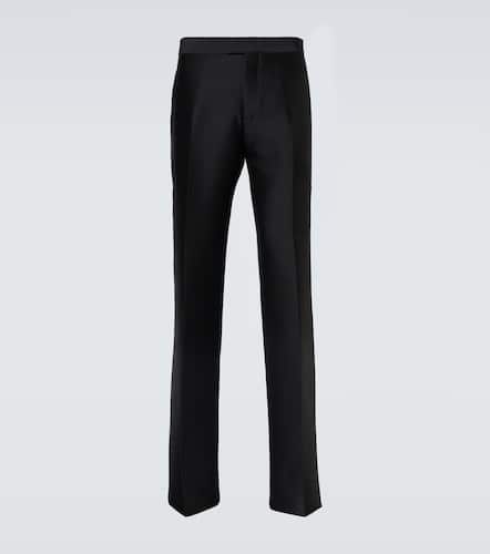 Burberry Wool and silk suit pants - Burberry - Modalova