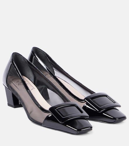 Belle Vivier 45 leather-trimmed mesh pumps - Roger Vivier - Modalova