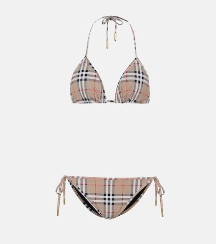 Check triangle bikini - Burberry - Modalova