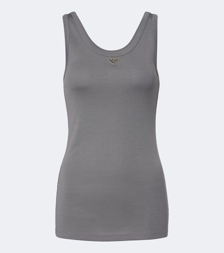 Prada Top in cotone a coste - Prada - Modalova