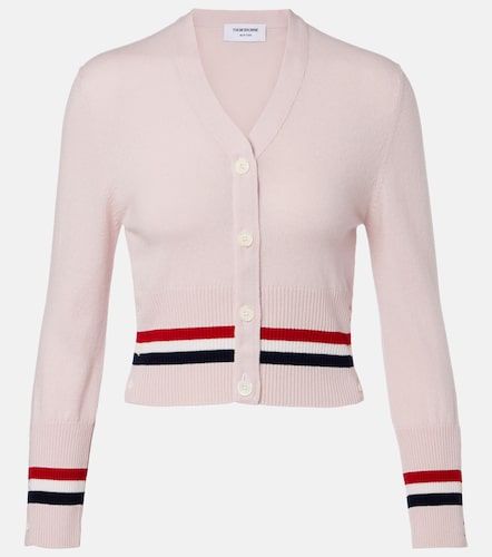 Cárdigan de cachemir cropped - Thom Browne - Modalova