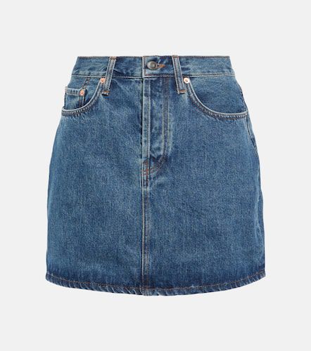 Minigonna di jeans a vita alta - Wardrobe.NYC - Modalova