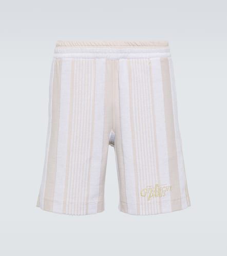 G Plage striped cotton-blend terry Bermuda shorts - Givenchy - Modalova