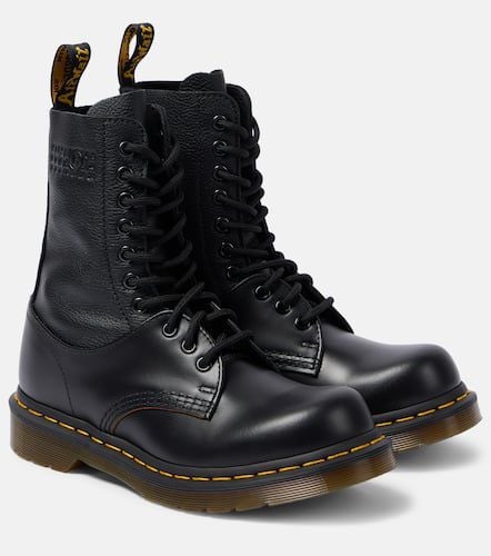 X Dr. Martens - Anfibi 1490 10-Eye in pelle - MM6 Maison Margiela - Modalova