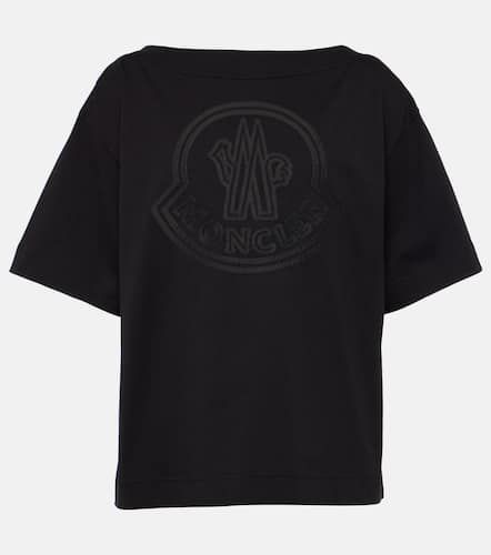 Camiseta de jersey de algodón con logo - Moncler - Modalova