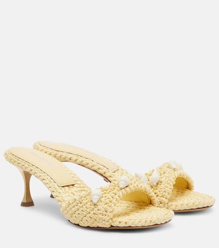 Mules de croché adornados - Mach & Mach - Modalova